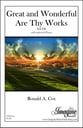 Great and Wonderful Are Thy Works SATB choral sheet music cover